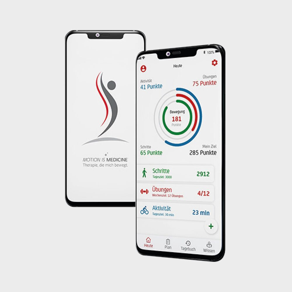 Motion is Medicine® Smartphone-App mit Bewegungsanalyse