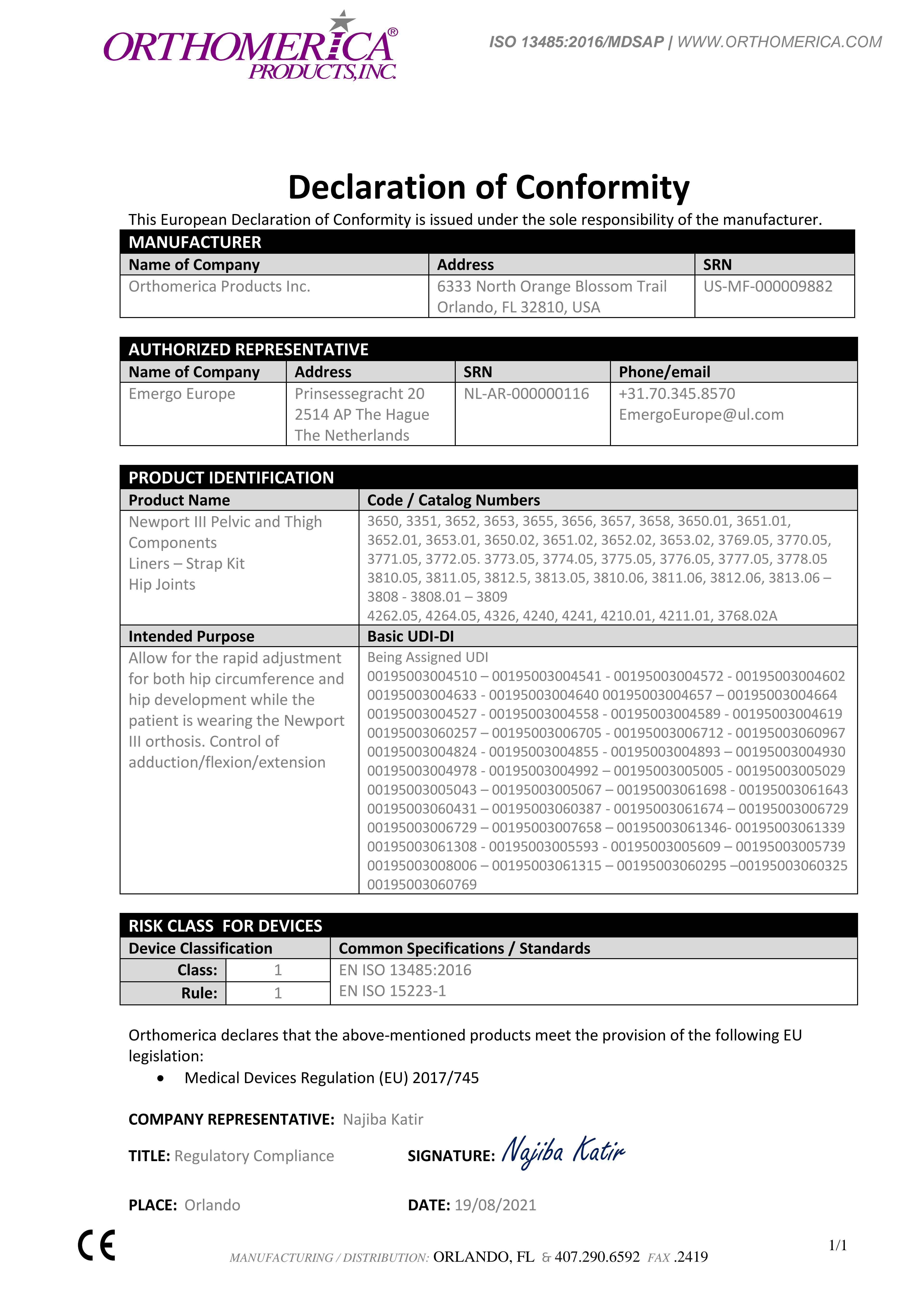 DecofConform NewPort III Pelvic Thigh Components - Liners - Strap Kit - Joints.pdf