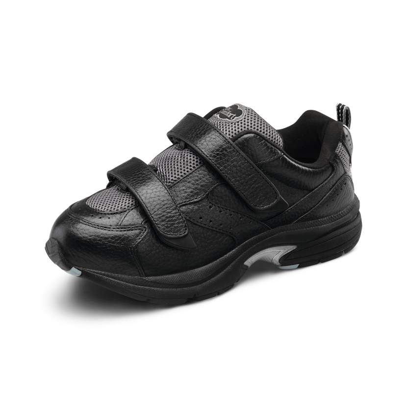 Produktbild DR. COMFORT® Spirit-X schwarz, Orthopädische Schuhe, Raumwunder mit der Optik eines Sportschuhs und der Funktion eines Therapie- bzw. Verbandschuhs